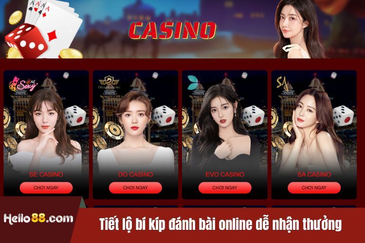 Tiết lộ bí kíp đánh bài online dễ nhận thưởng